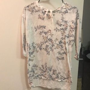 Lauren Conrad relaxed fit floral top